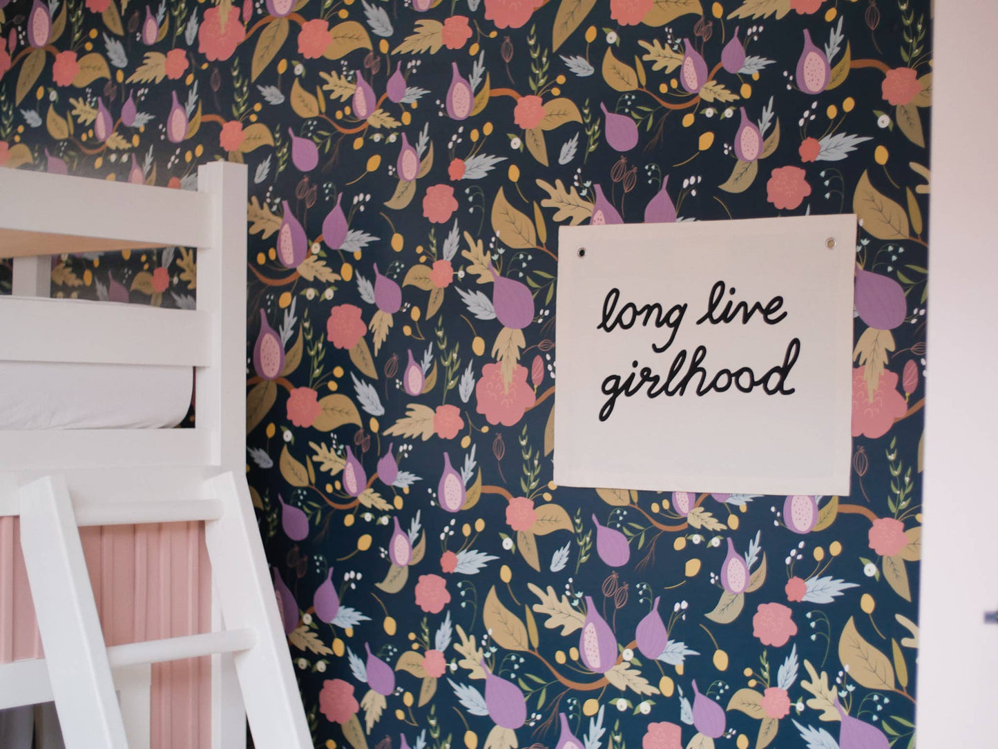 Long Live Girlhood Canvas Banner