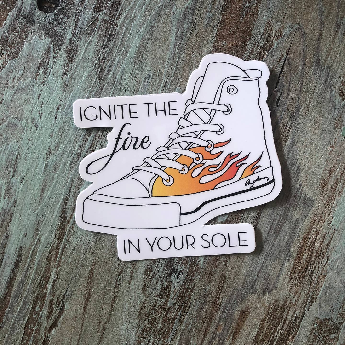 Fire Soles Sticker