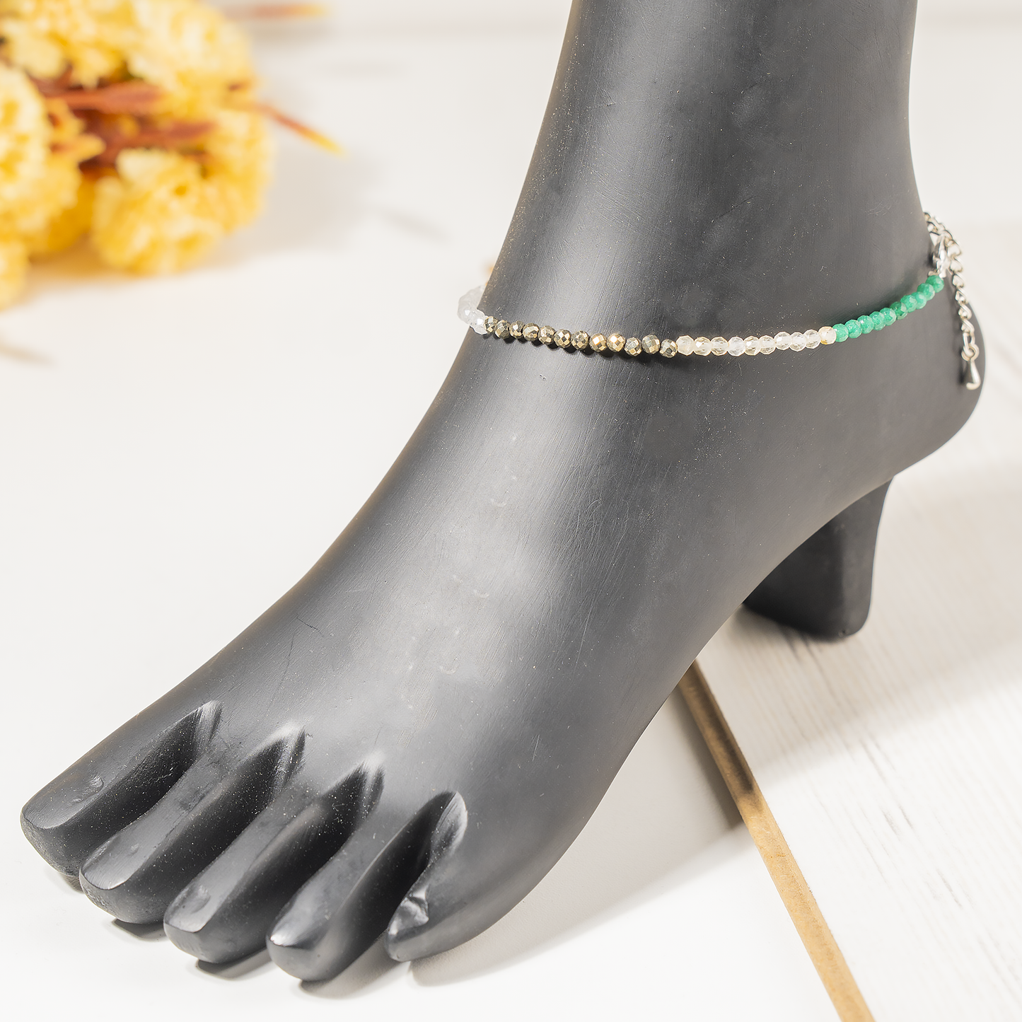 Crystal Anklets | Dhan Yog | Energy Healing Accessory