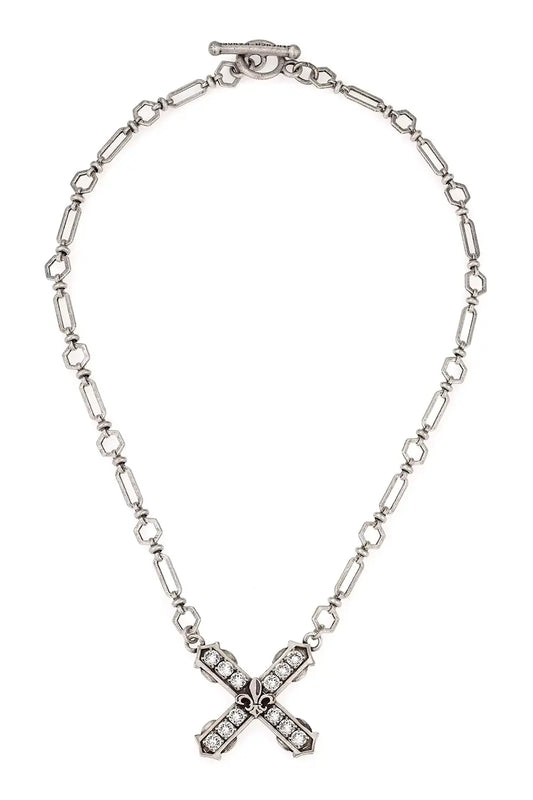 The Chloe Necklace- Tolouse Silver Chain