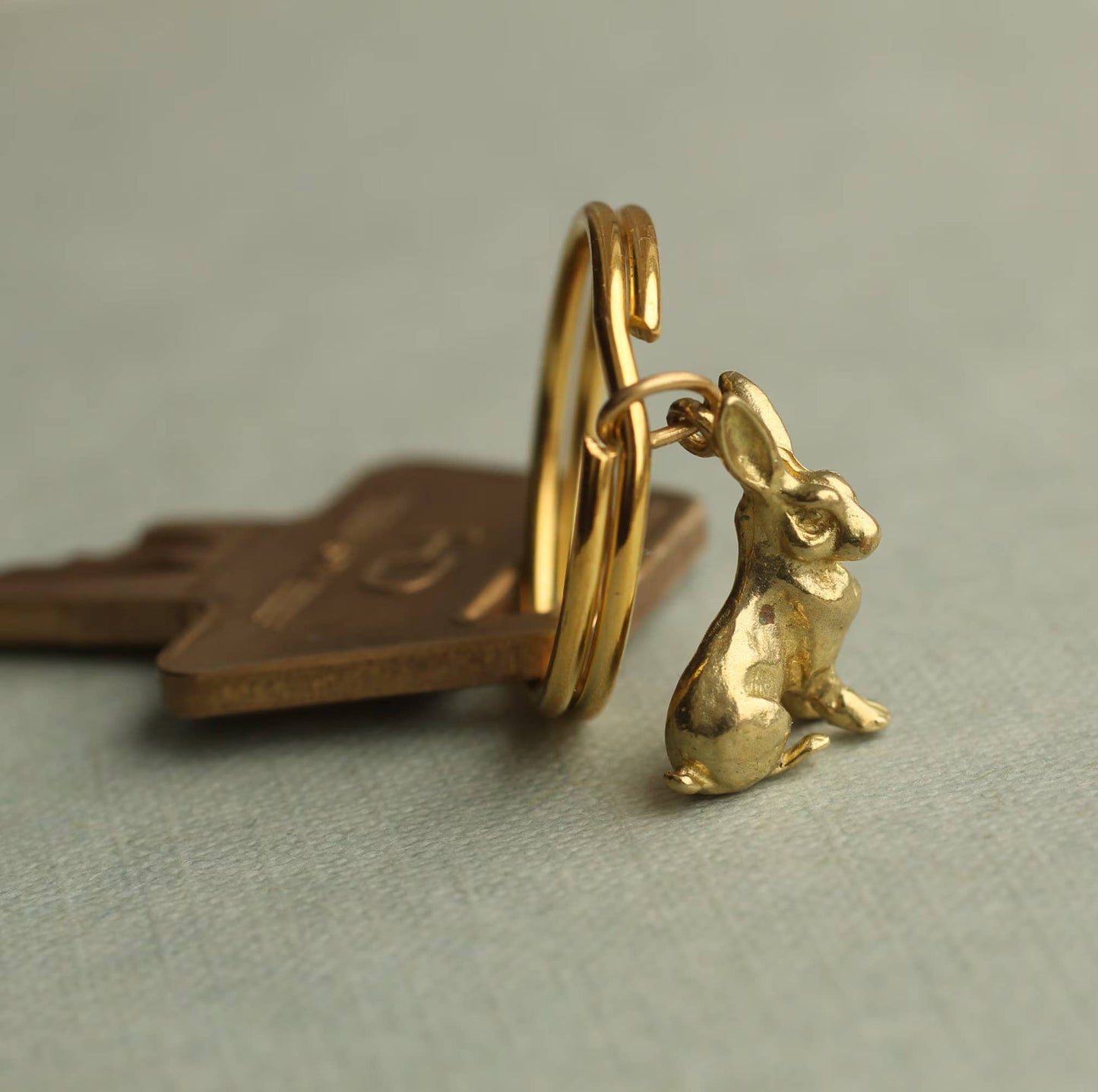 Tiny Rabbit Keyring
