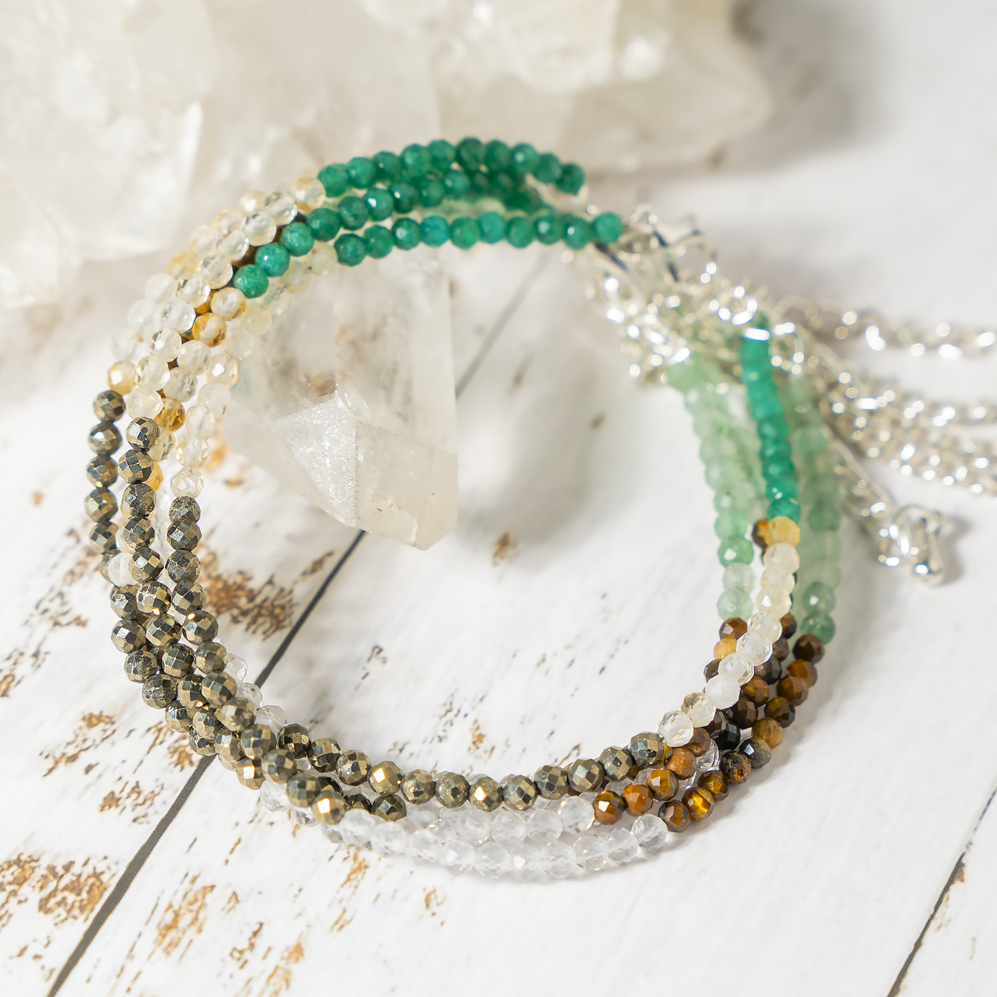 Crystal Anklets | Dhan Yog | Energy Healing Accessory