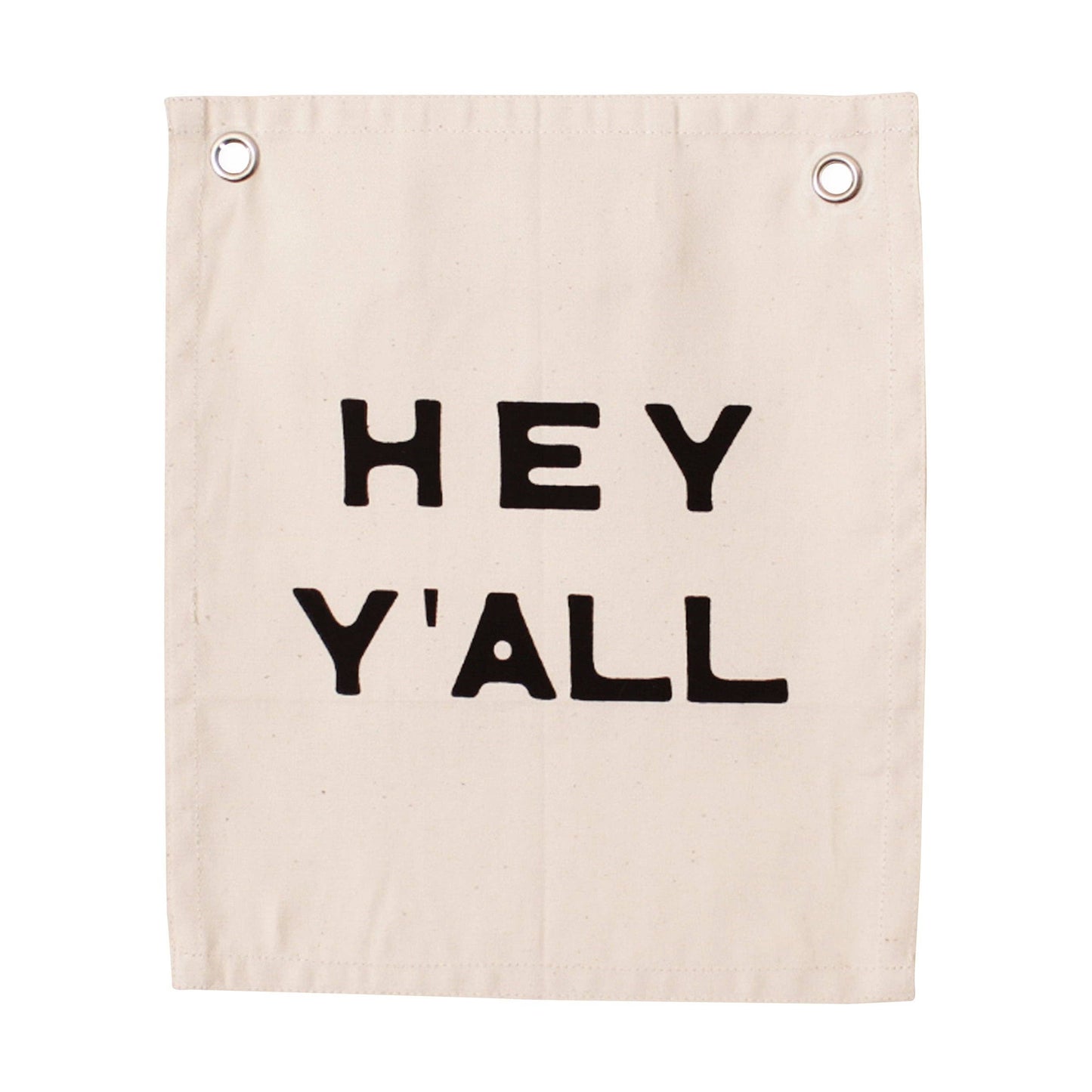 Hey Y'all Mini Canvas Banner