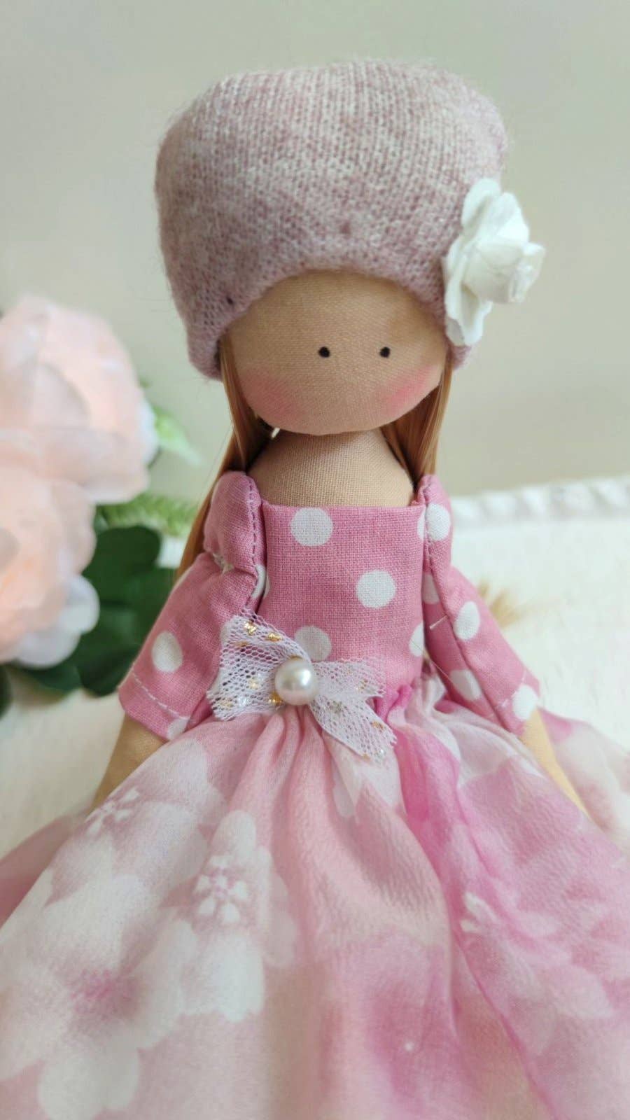 Ballerina Doll, Princess Doll, Handmade cloth doll