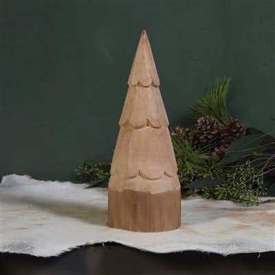 Primitive Tree, Carved Wood - Lrg