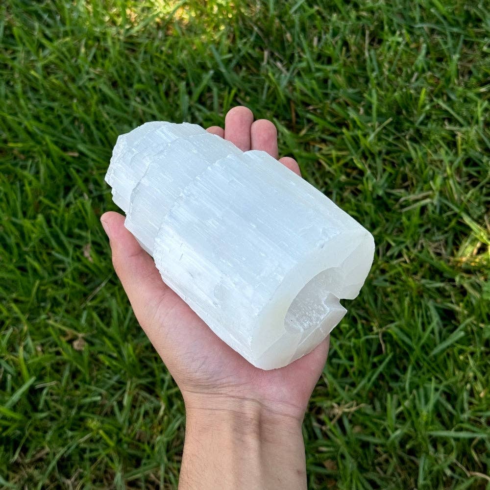 Selenite - Lamp, Small