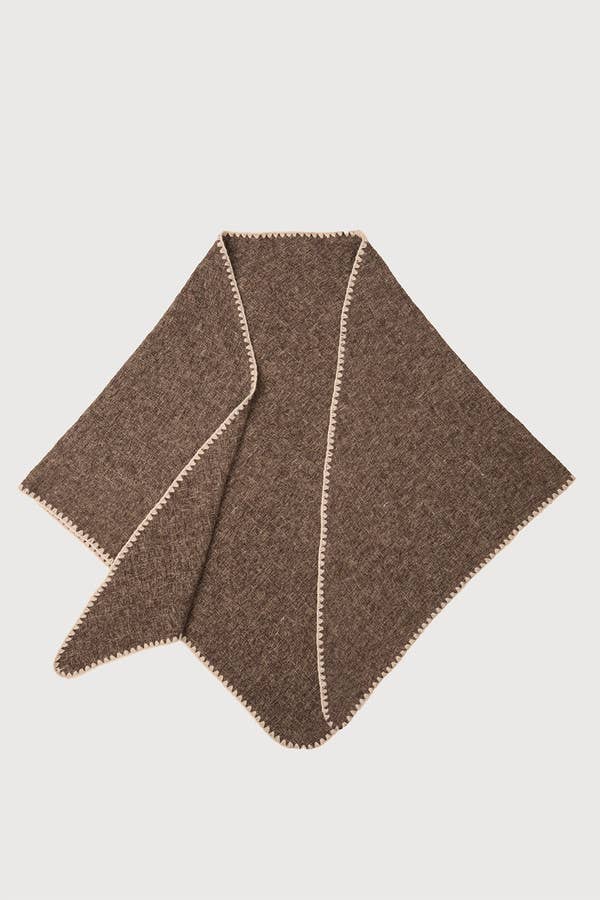 Knitted Triangle Shawl