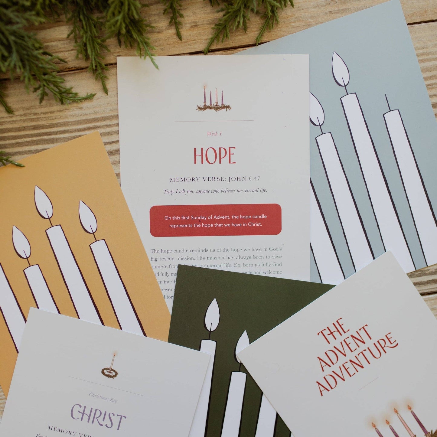 The Advent Adventure Candle Cards