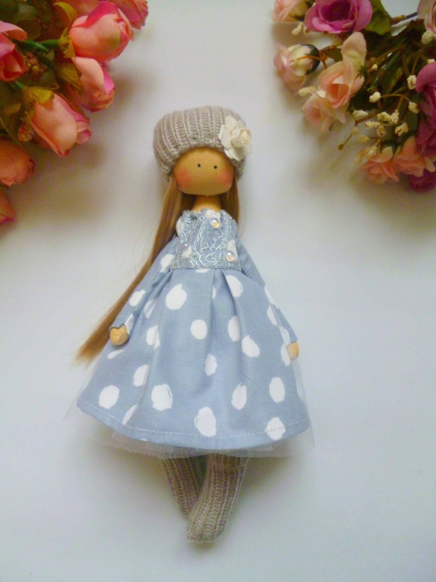 Handmade Keepsake Doll with Stitched Clothing – Heirloom Gift from Ukraine cloth doll, Fabric Doll, Textile doll, art doll