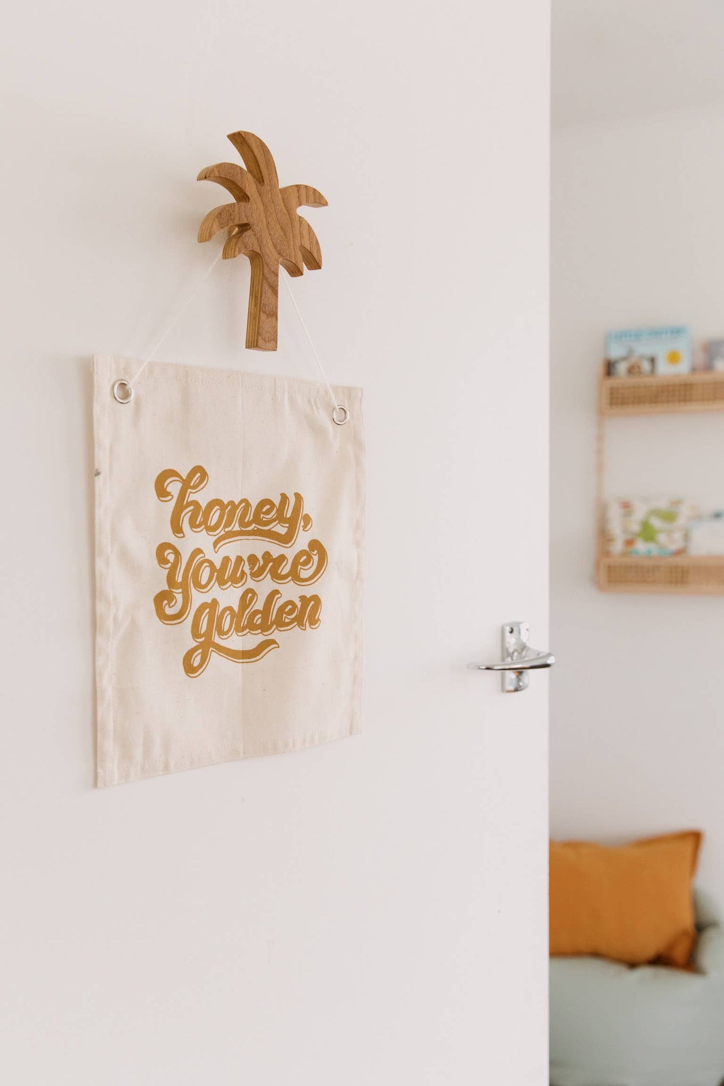 Honey You're Golden Canvas Banner