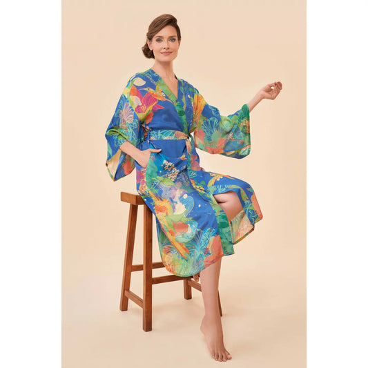 Hummingbird Kimono Gown