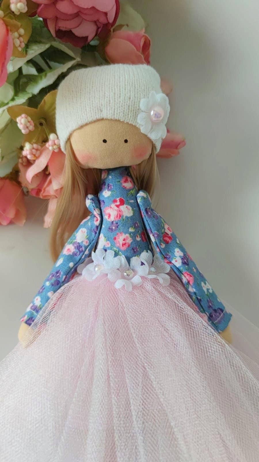 Handmade Keepsake Doll with Stitched Clothing – Heirloom Gift from Ukraine cloth doll, Fabric Doll, Textile doll, art doll