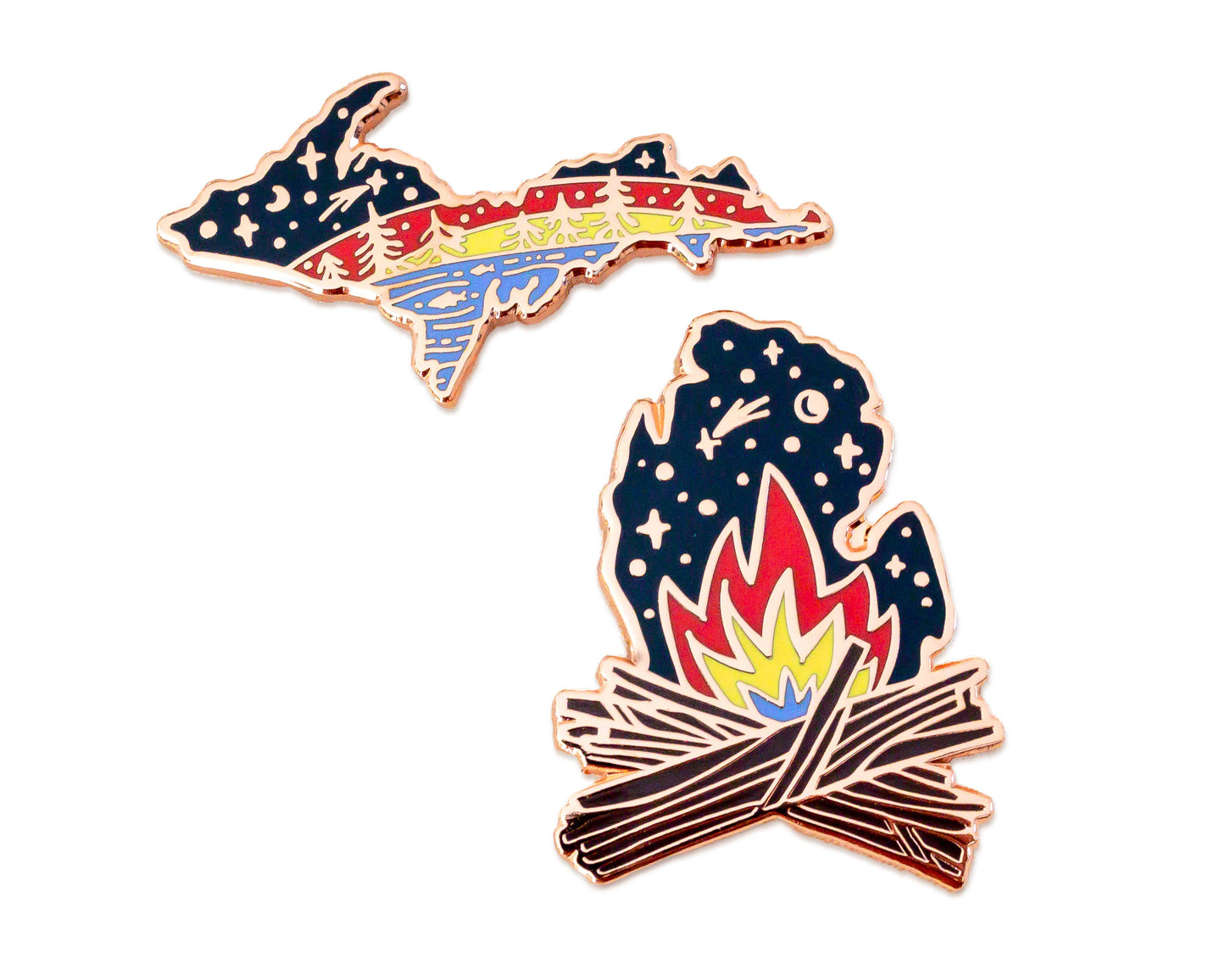 Michigan Enamel Pin Set