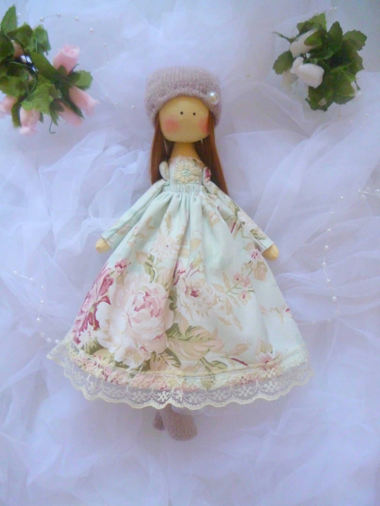 Handmade Keepsake Doll with Stitched Clothing – Heirloom Gift from Ukraine cloth doll, Fabric Doll, Textile doll, art doll