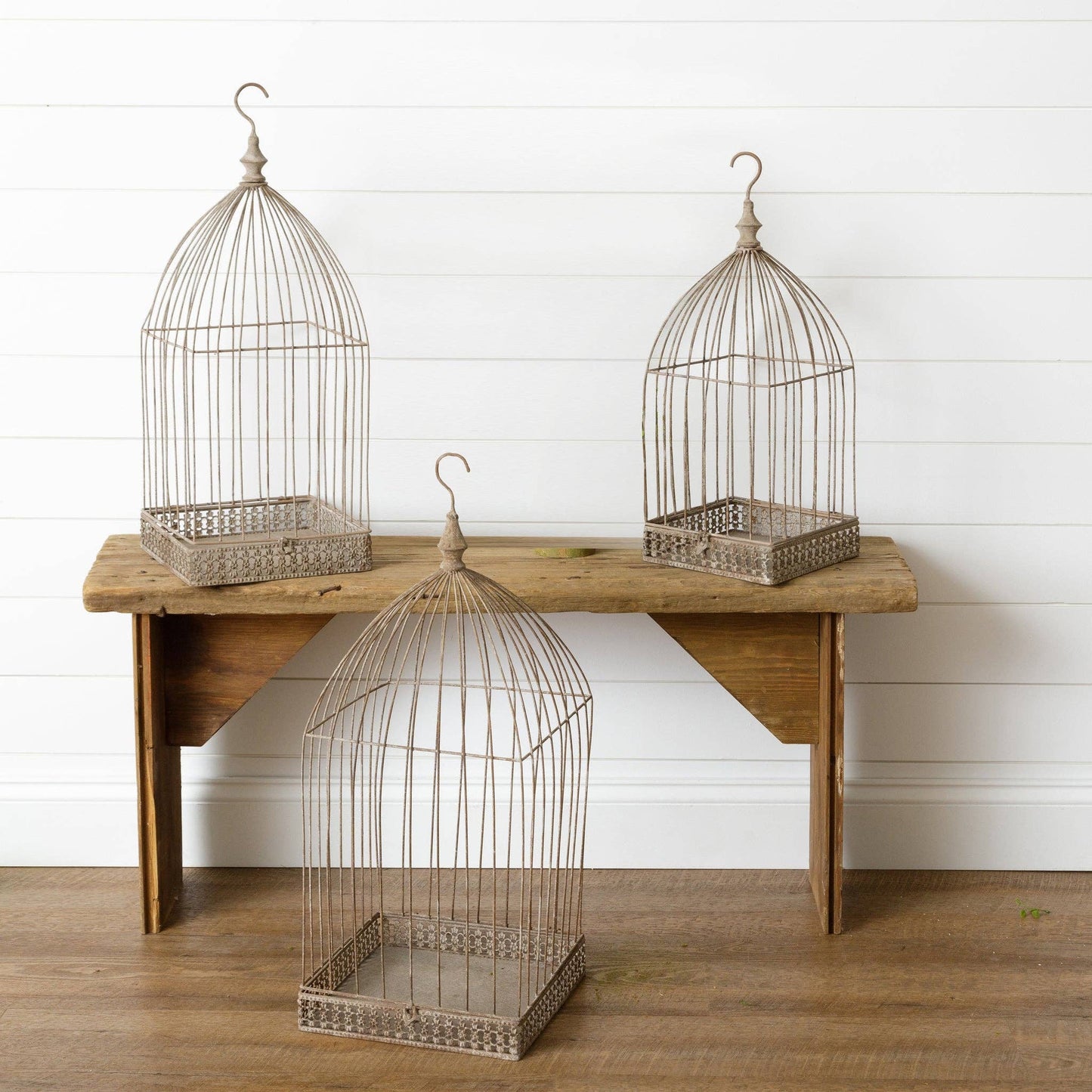 Hanging Bird Cages (Set Of 03)