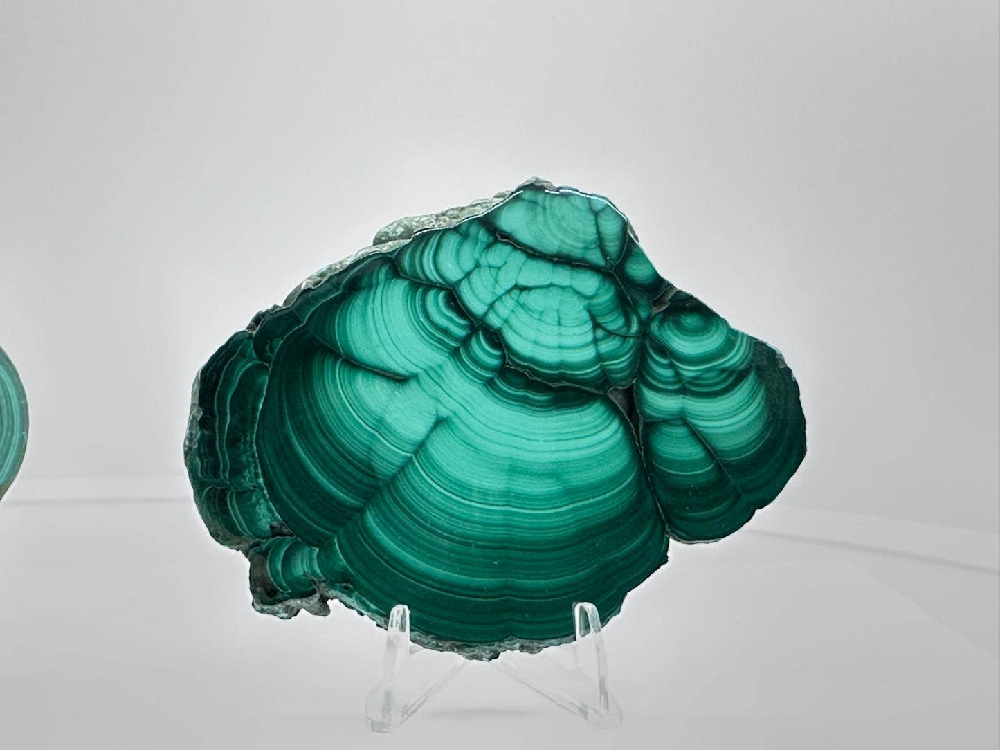Malachite Slabs with Stands - SELECT PIECES Only AAA Quality
