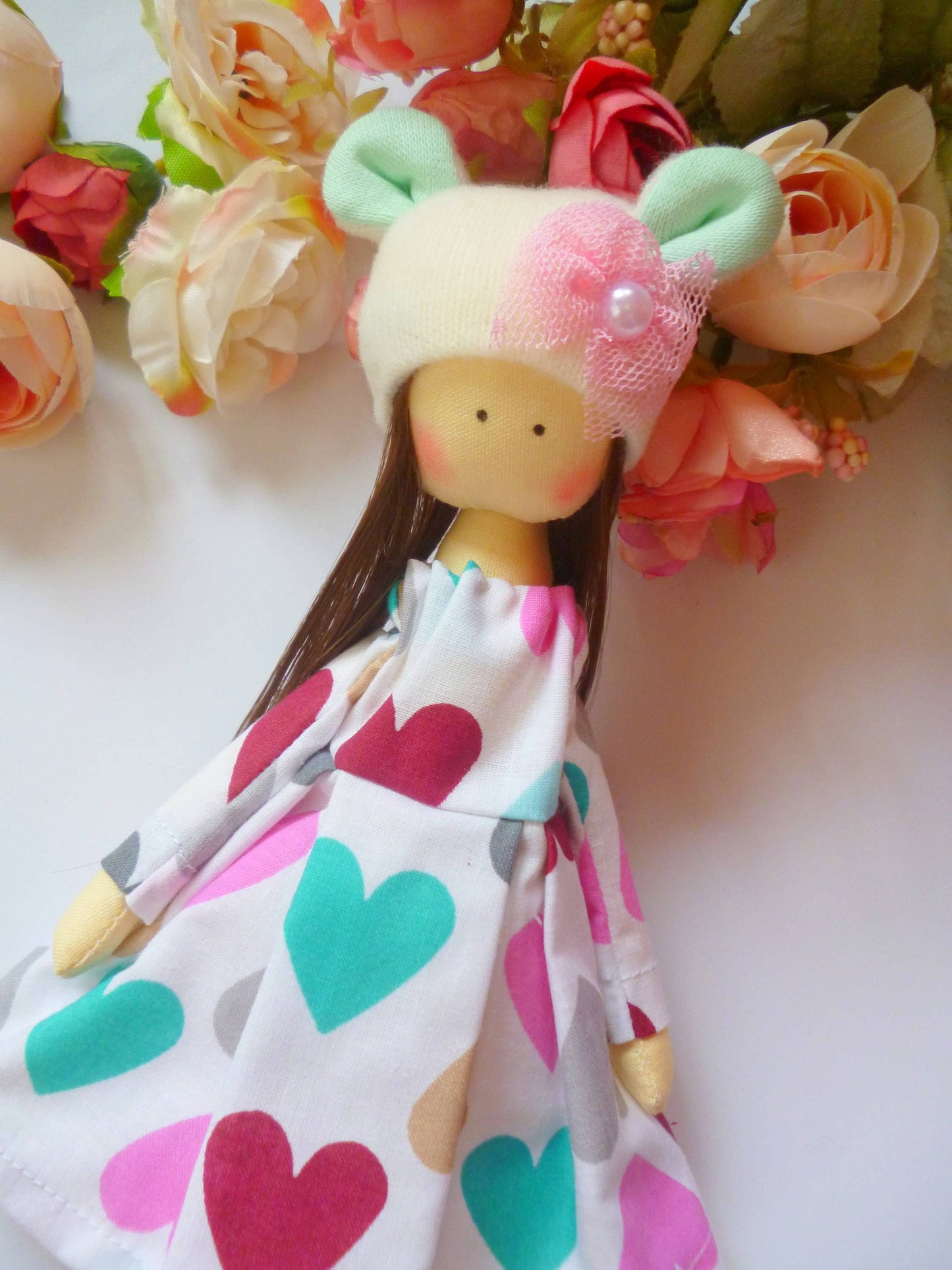 Handmade Keepsake Doll with Stitched Clothing – Heirloom Gift from Ukraine cloth doll, Fabric Doll, Textile doll, art doll