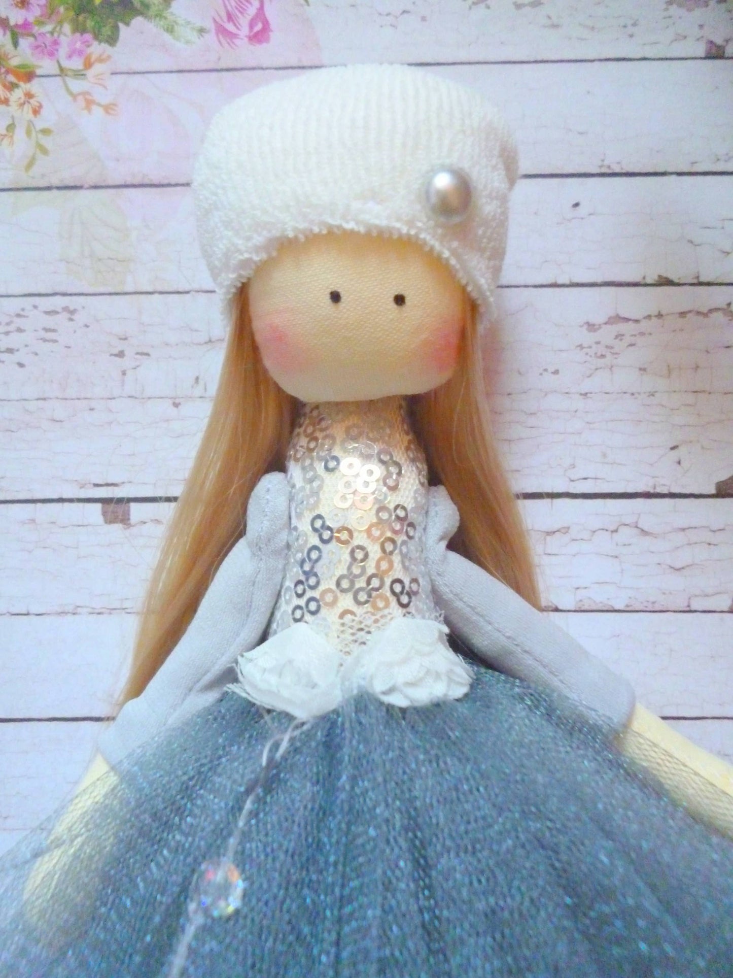 Princess Elsa- Handmade Ukrainian Doll