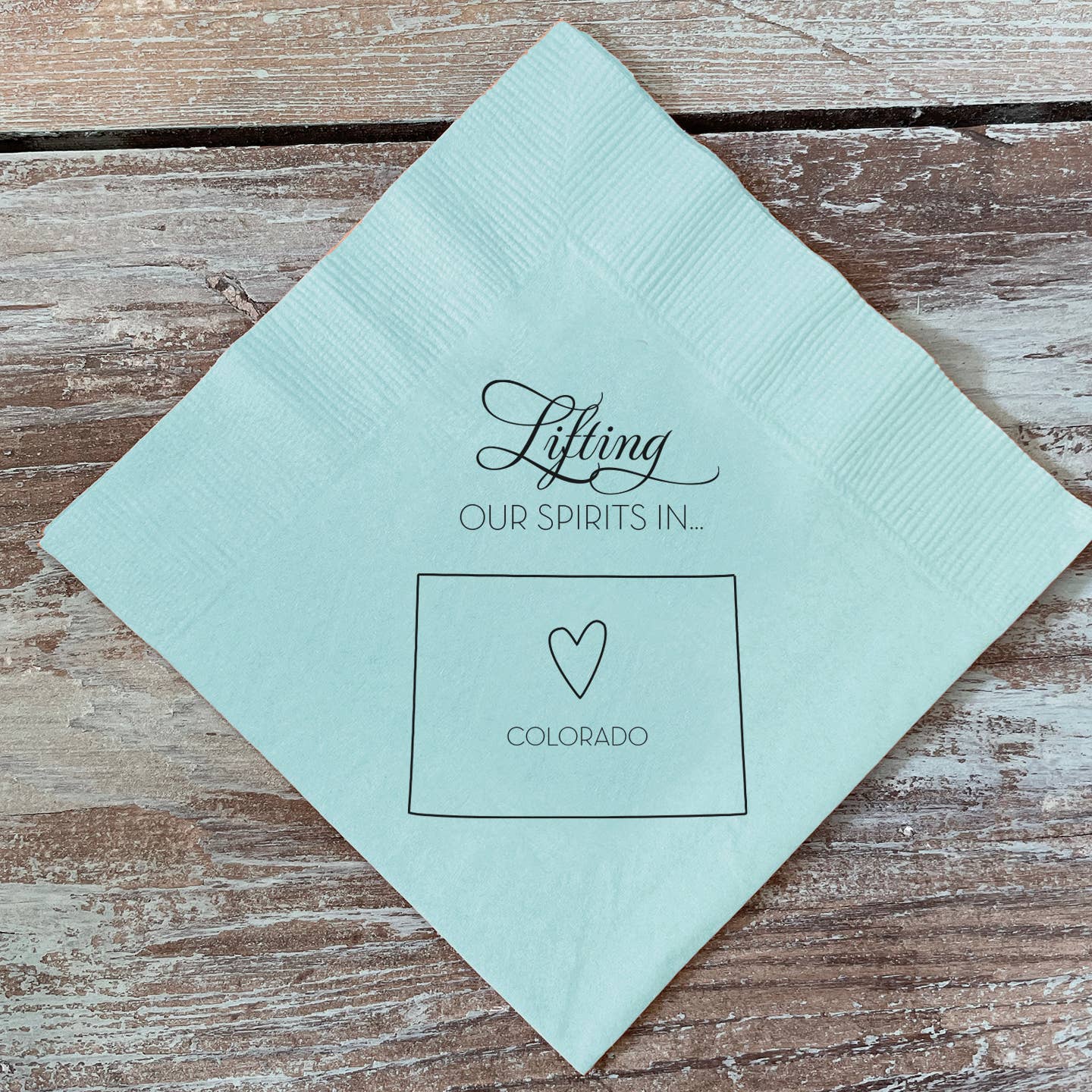 Lifting Our Spirits In... Local Cocktail Napkins