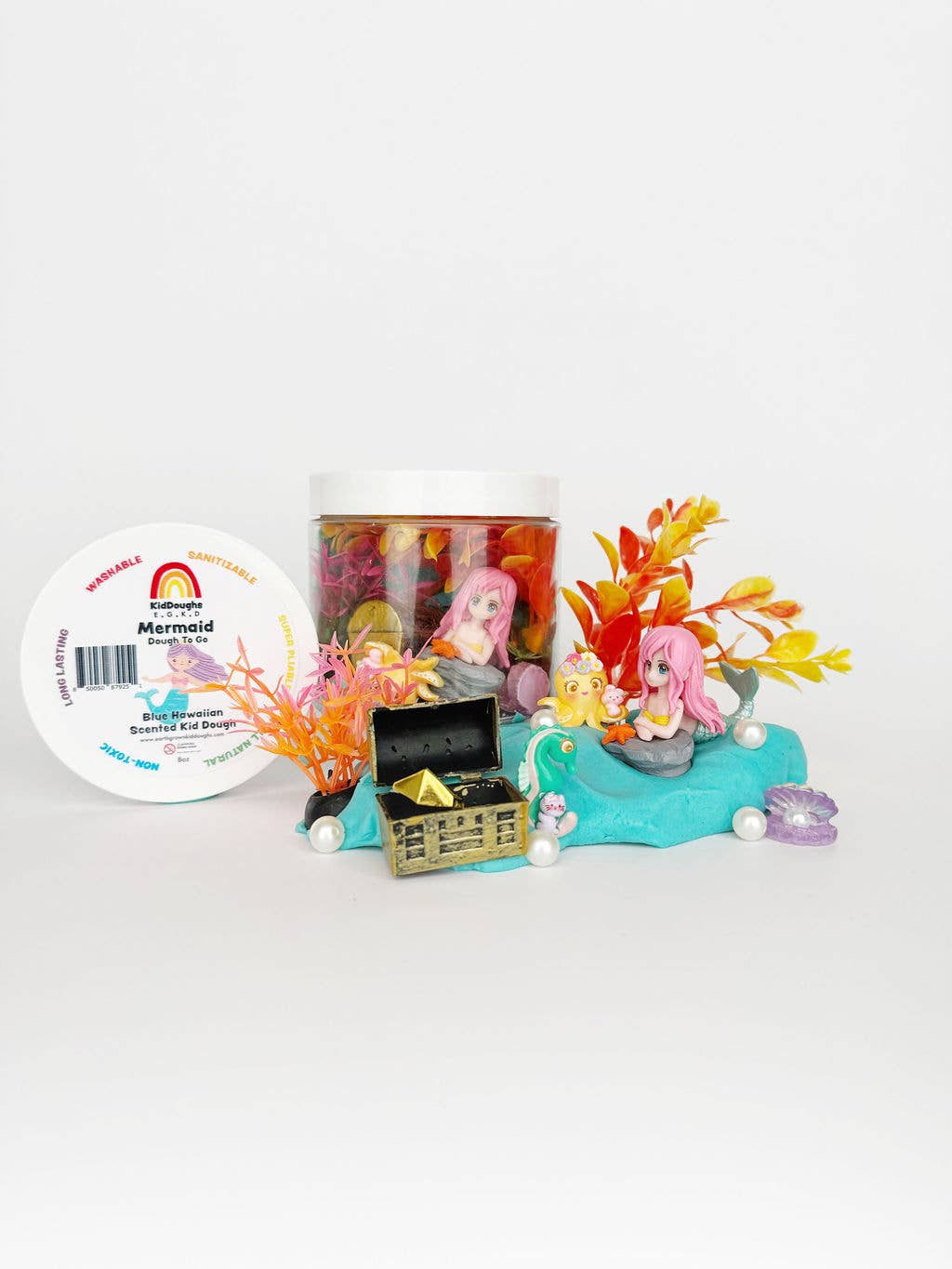 Mermaid (Tropical Punch) Dough-To-Go Play Kit