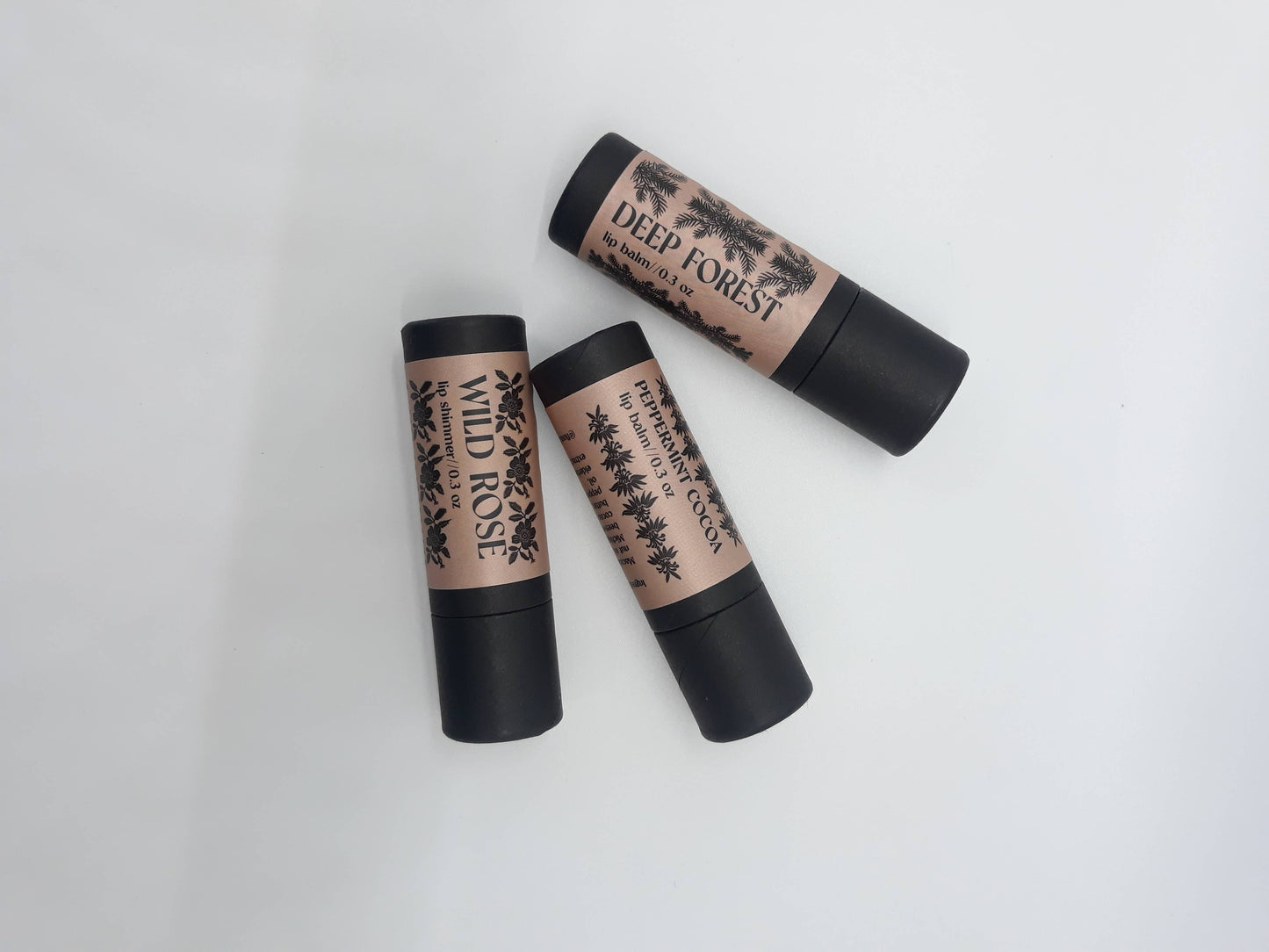 Lip Balm FLORA+FUNGI Wild Rose in Biodegradable Tubes