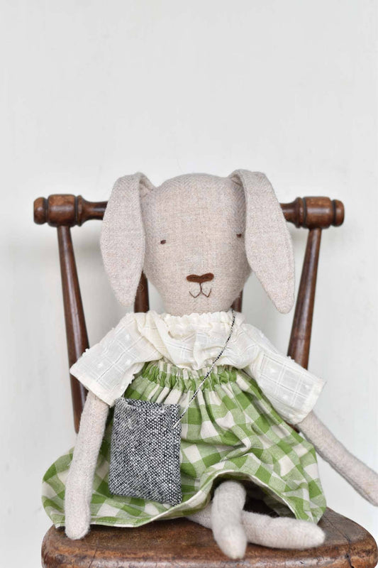 Ruthie the Rabbit – Gingham Skirt