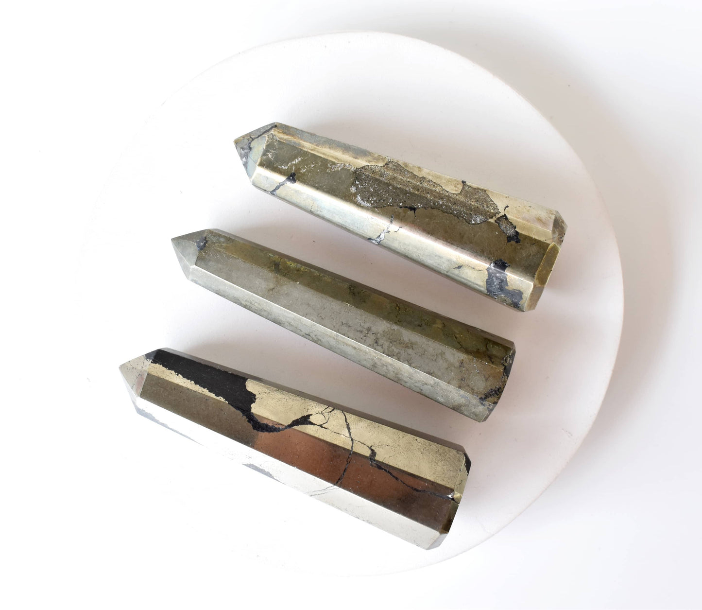 Pyrite Tower Point (Creativity and Strength) Abundance