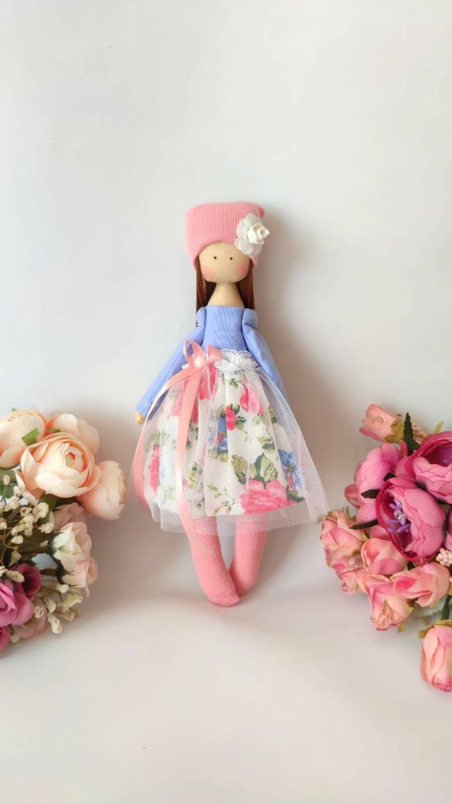 Handmade Keepsake Doll with Stitched Clothing – Heirloom Gift from Ukraine cloth doll, Fabric Doll, Textile doll, art doll