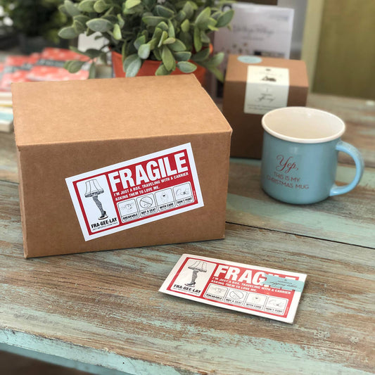 Fragile (Fra•gee•lay) Shipping Label Small