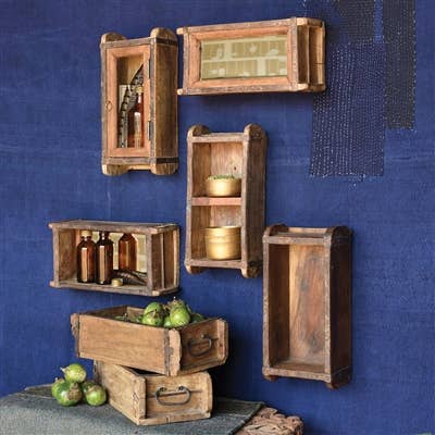 Indus Brick Mold - Cabinet with Glass Door