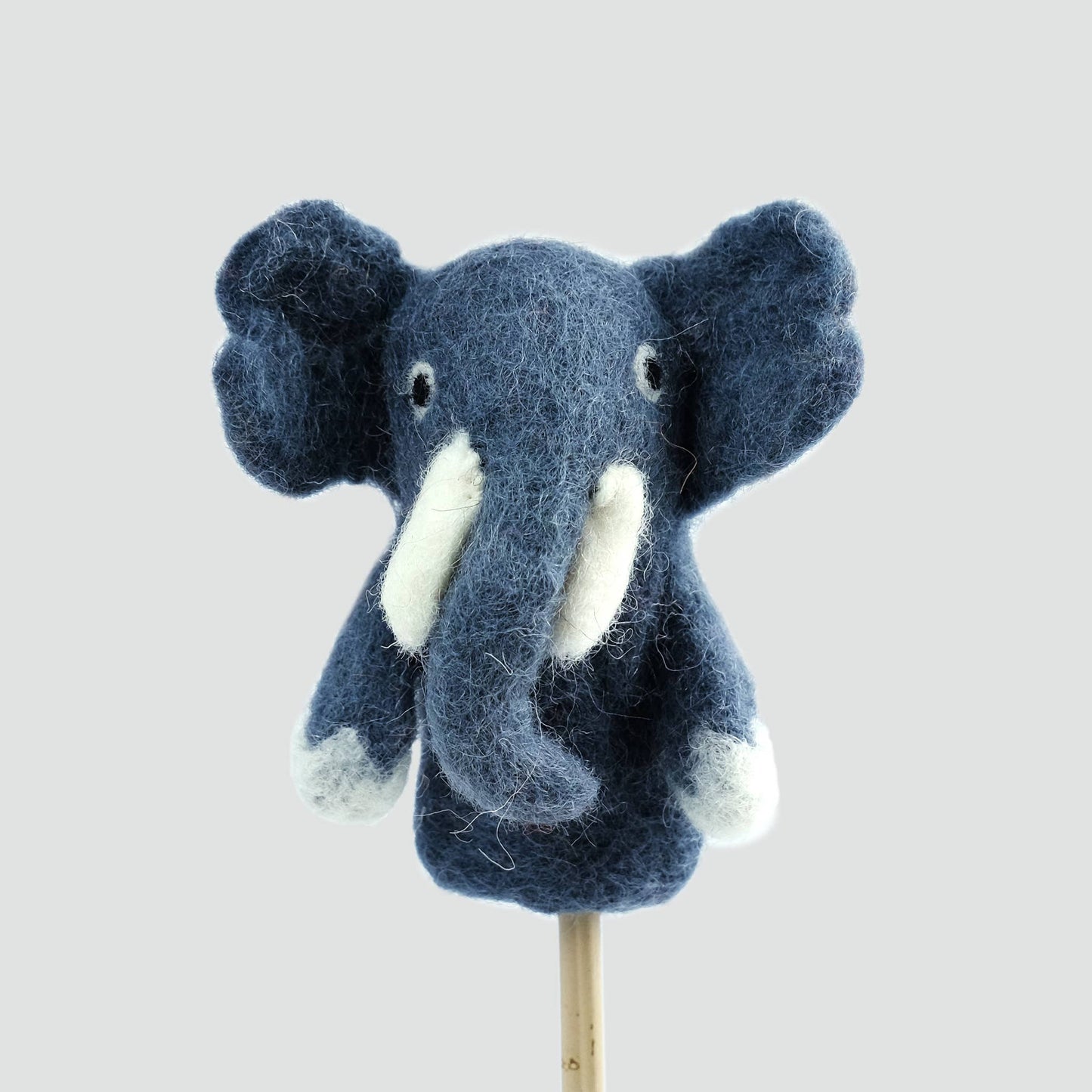 Felt Finger Puppets - Elephant Set of 6