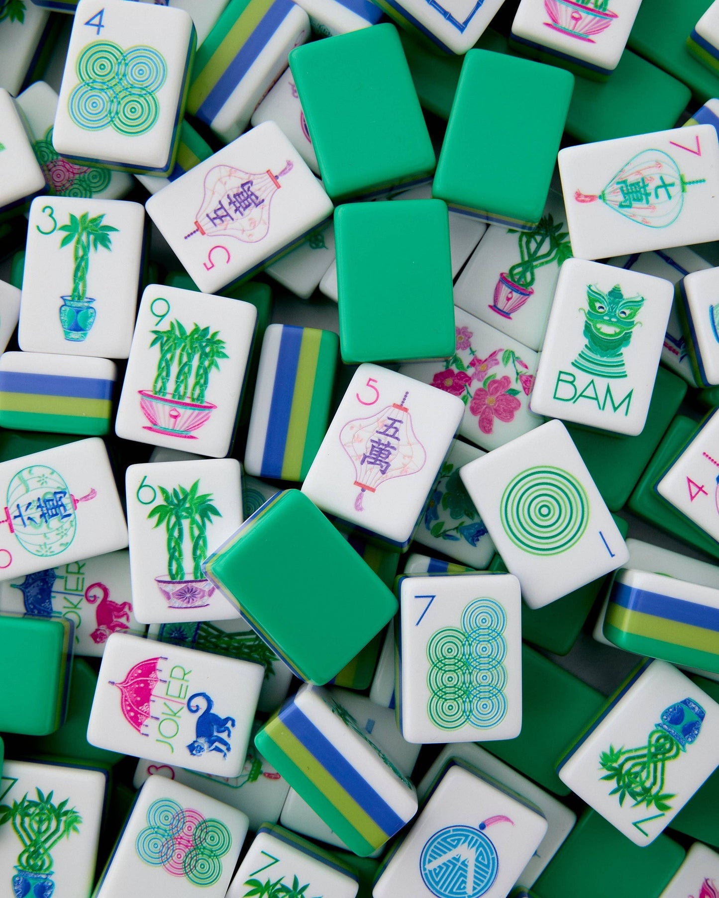 Jasmine Tile Set | Oh My Mahjong