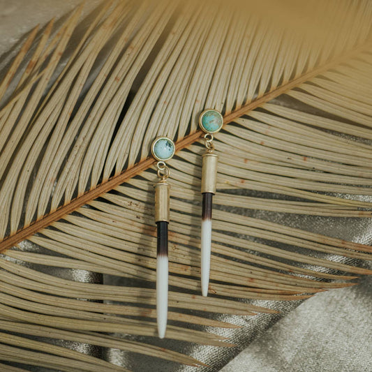 Quill Studs - Turquoise Variant