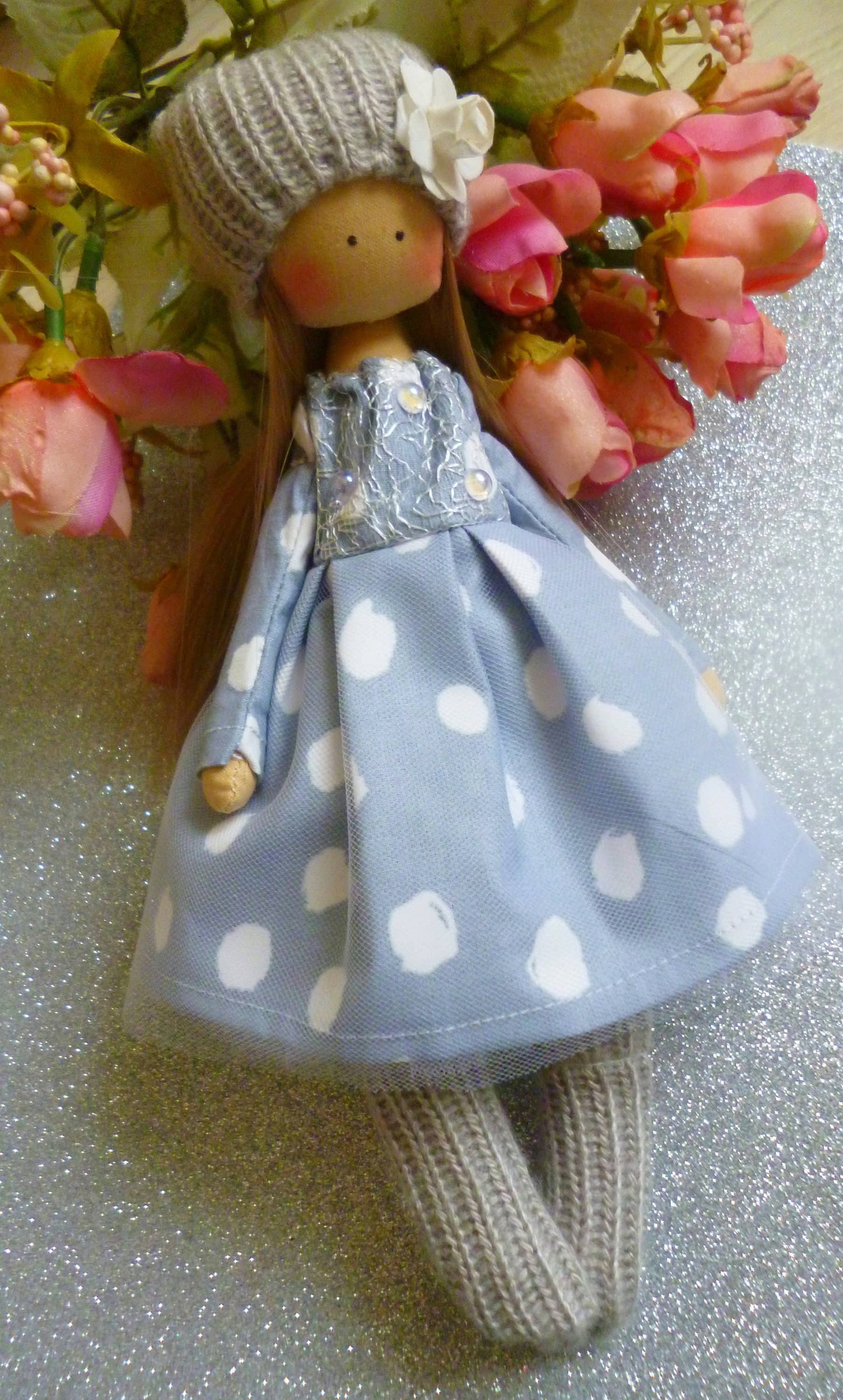 Handmade Keepsake Doll with Stitched Clothing – Heirloom Gift from Ukraine cloth doll, Fabric Doll, Textile doll, art doll