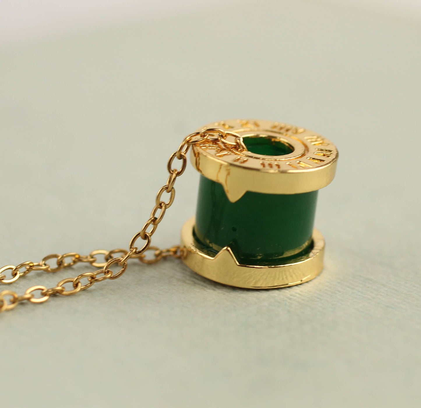 Sewing Thread Pendant Necklace