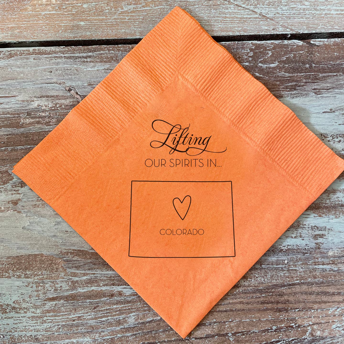 Lifting Our Spirits In... Local Cocktail Napkins