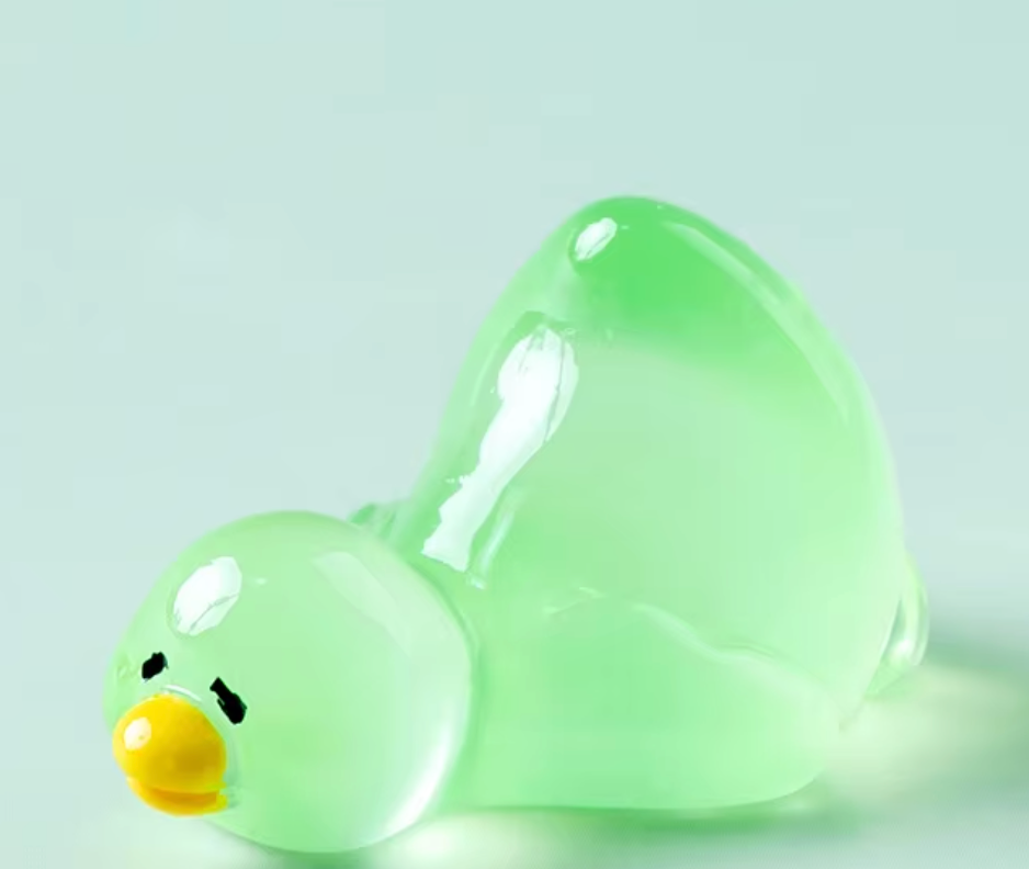 Lazy Duckling Surprise Pull
