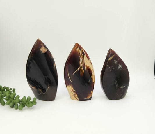 Amber Free Form Flame Shapes Indonesia