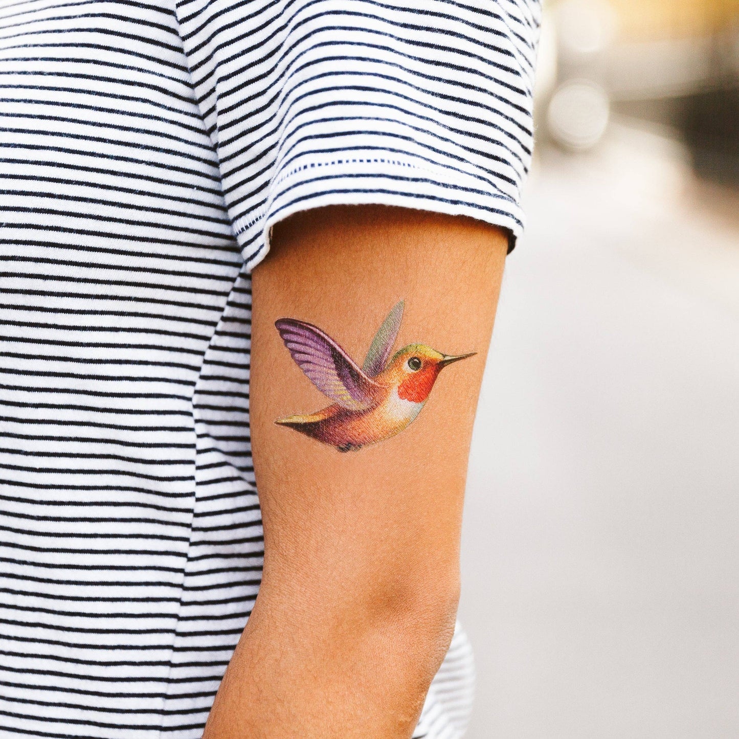 Hummingbird Tattoo Pair