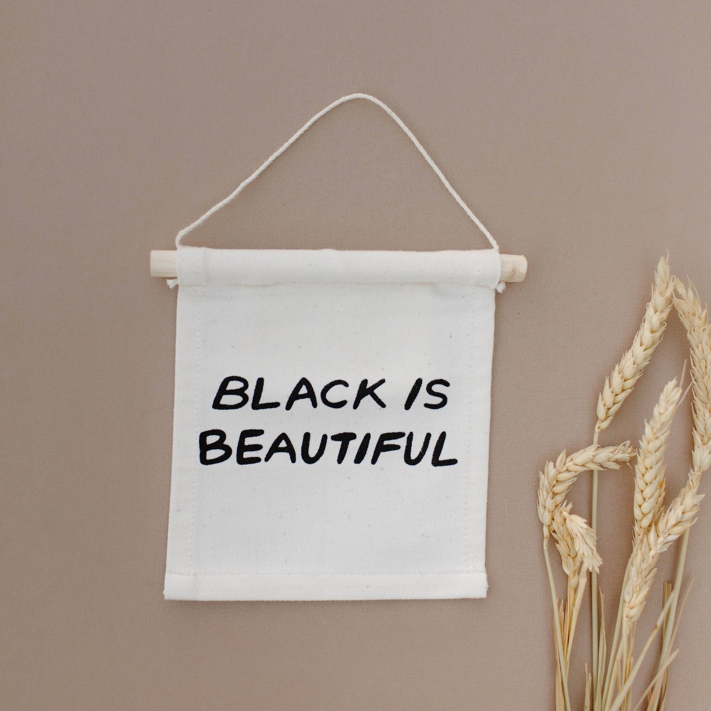 Black is beautiful hang sign