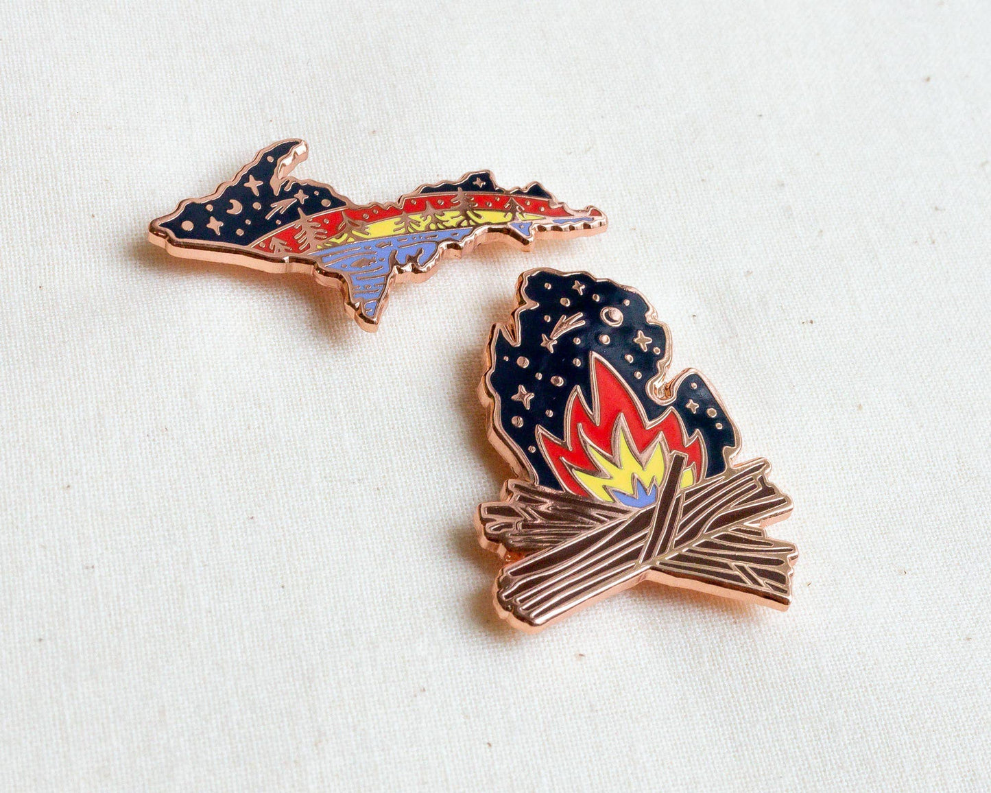 Michigan Enamel Pin Set