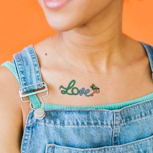 Lowly Love Script RS Tattoo Pair