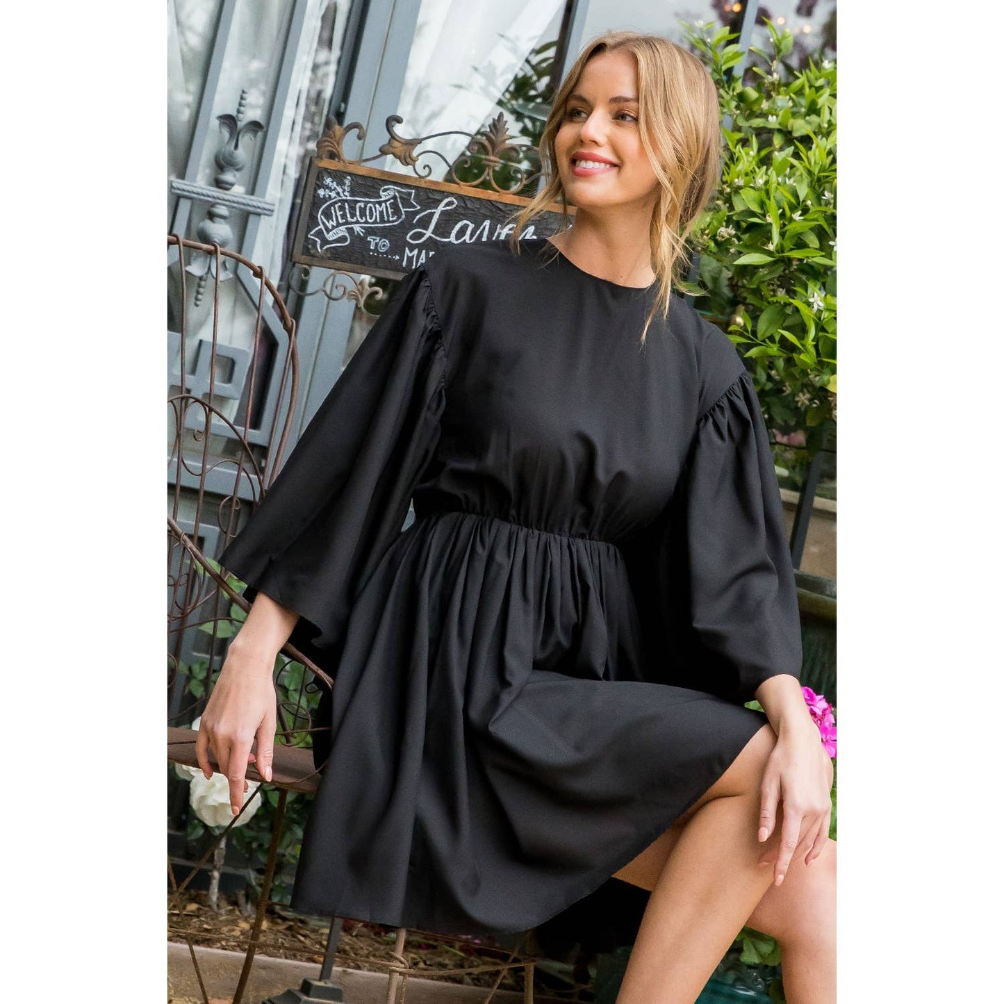 Bell Sleeve Dress