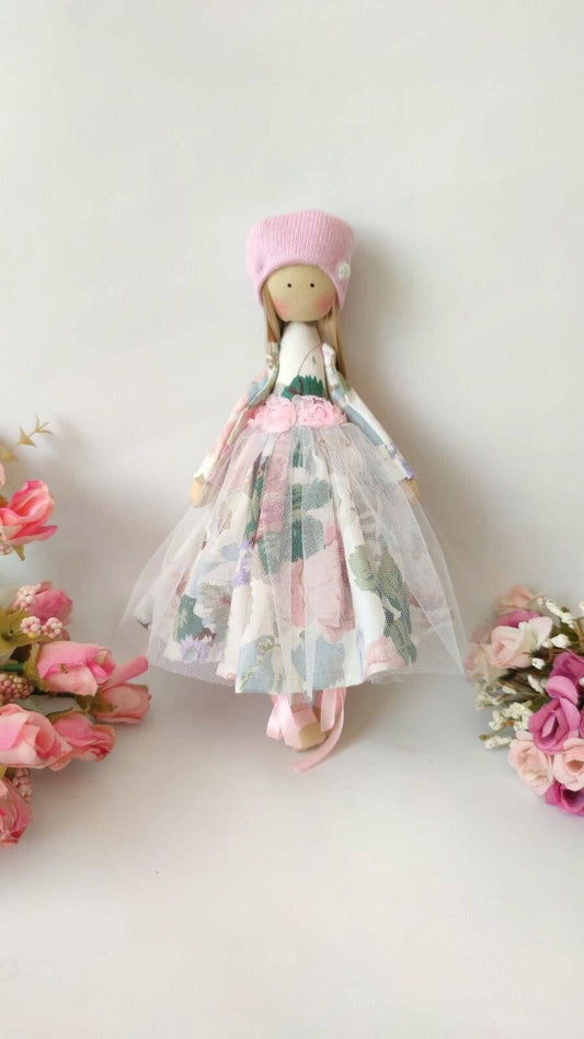 Handmade Keepsake Doll with Stitched Clothing – Heirloom Gift from Ukraine cloth doll, Fabric Doll, Textile doll, art doll