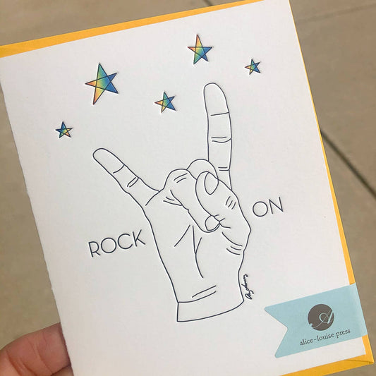 Rock On Card