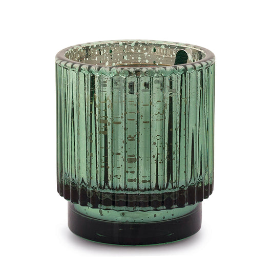 Cypress Fir Mercury Glass Candle