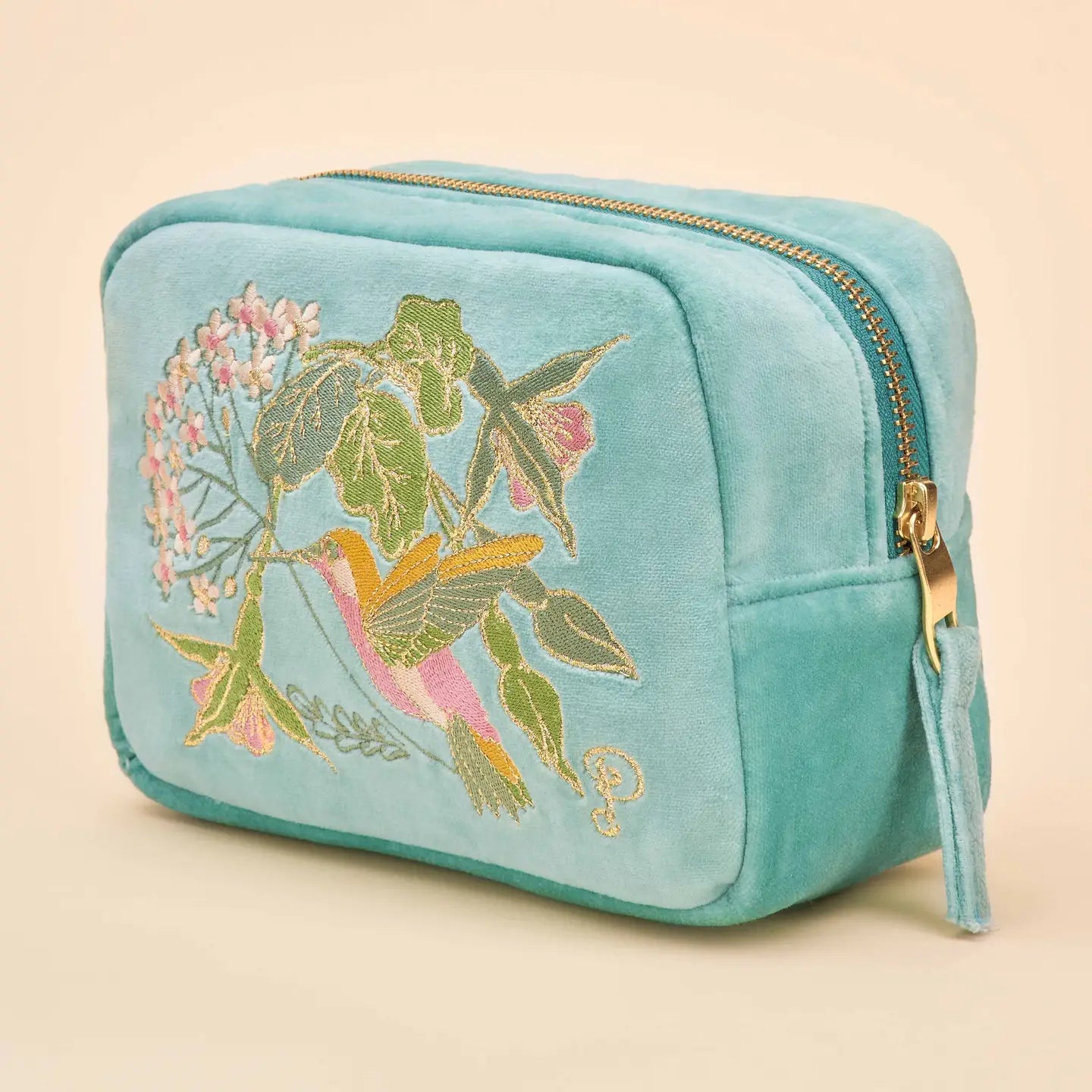 Hummingbird Aqua Make Up Bag