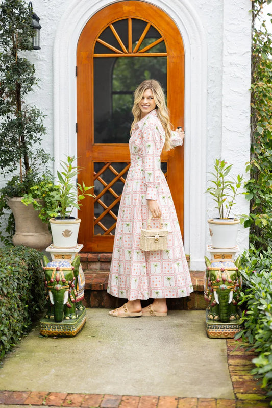 Sable Dress | Cotton Poplin/Tropical Stories