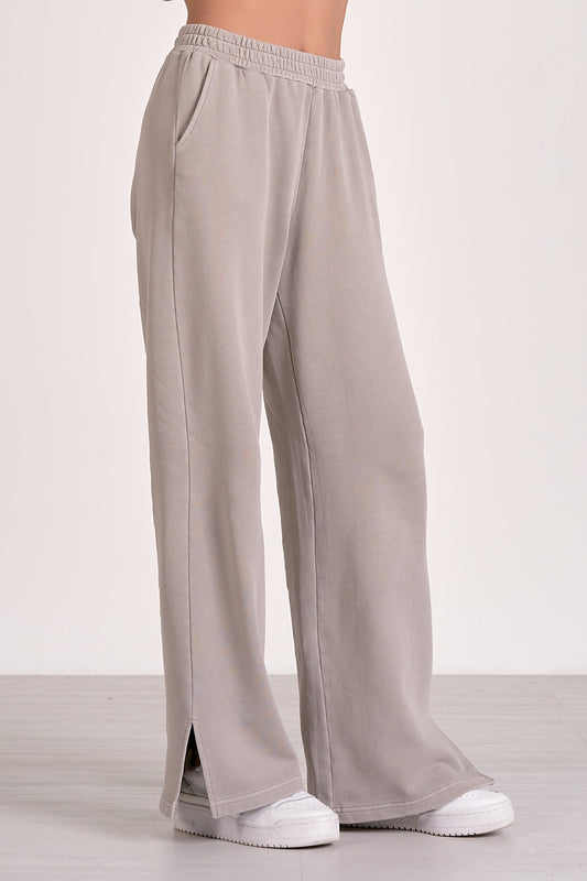 Chic Drawstring Wideleg Sweatpant