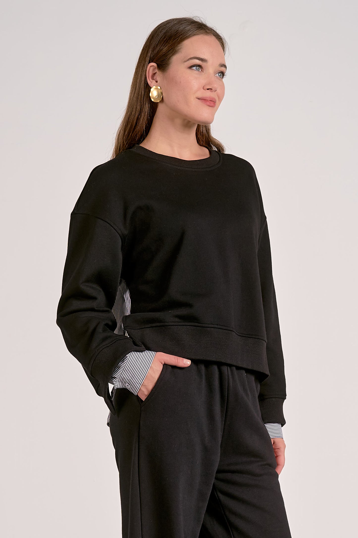 Layered Mixed Media Top